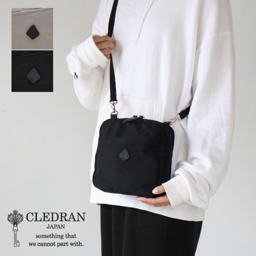 CLEDRAN（クレドラン） ミニショルダー スクエア ポーチ ナイロン
