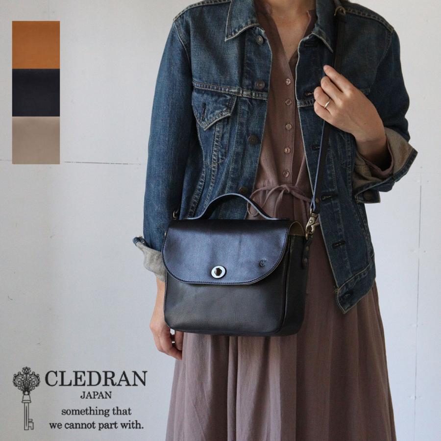 CLEDRAN クレドラン フラップショルダー/SAINTE SHOULDER CL3873 CLEDRAN（クレドラン） ショルダーバッグ フラップ スクエア ひねり