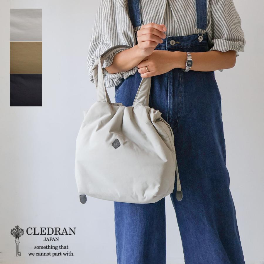 CLEDRAN（クレドラン） トートバッグ ハンドバッグ 巾着 ナイロン A4