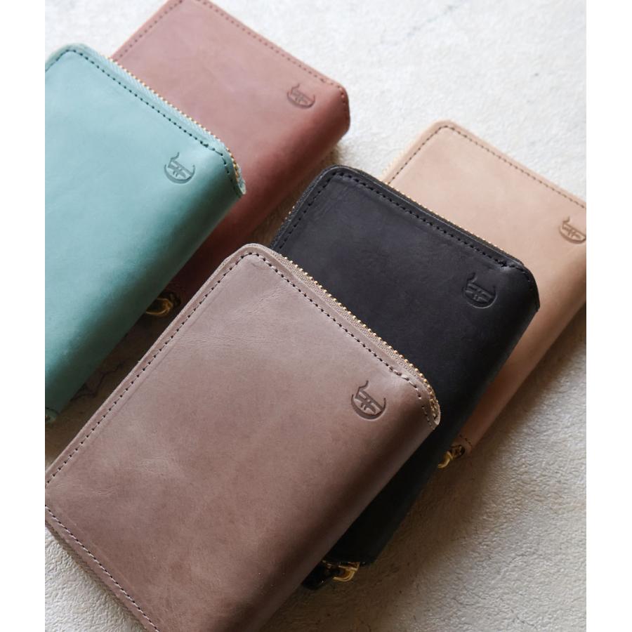 CLEDRAN（クレドラン） 二つ折り財布 ボックス型小銭れ EPON(エポン