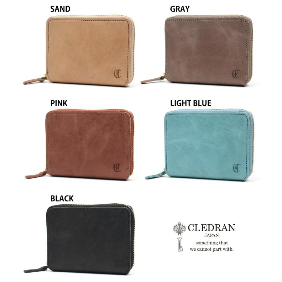 CLEDRAN（クレドラン） 二つ折り財布 ボックス型小銭れ EPON(エポン