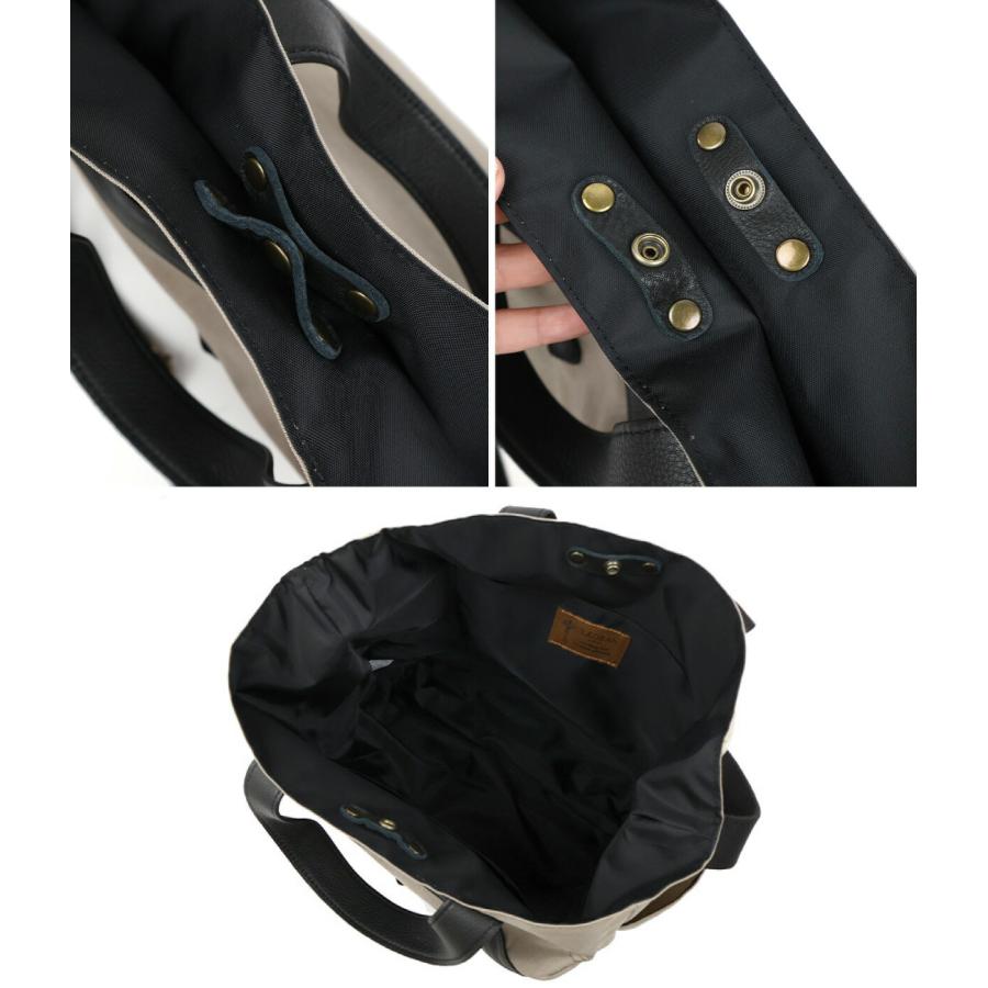 2WAY ショルダーバッグ A4 軽量 ナイロン×牛革 CLEDRAN クレドラン ARU COMBI POKET SHOULDER CL3923 日本製の画像