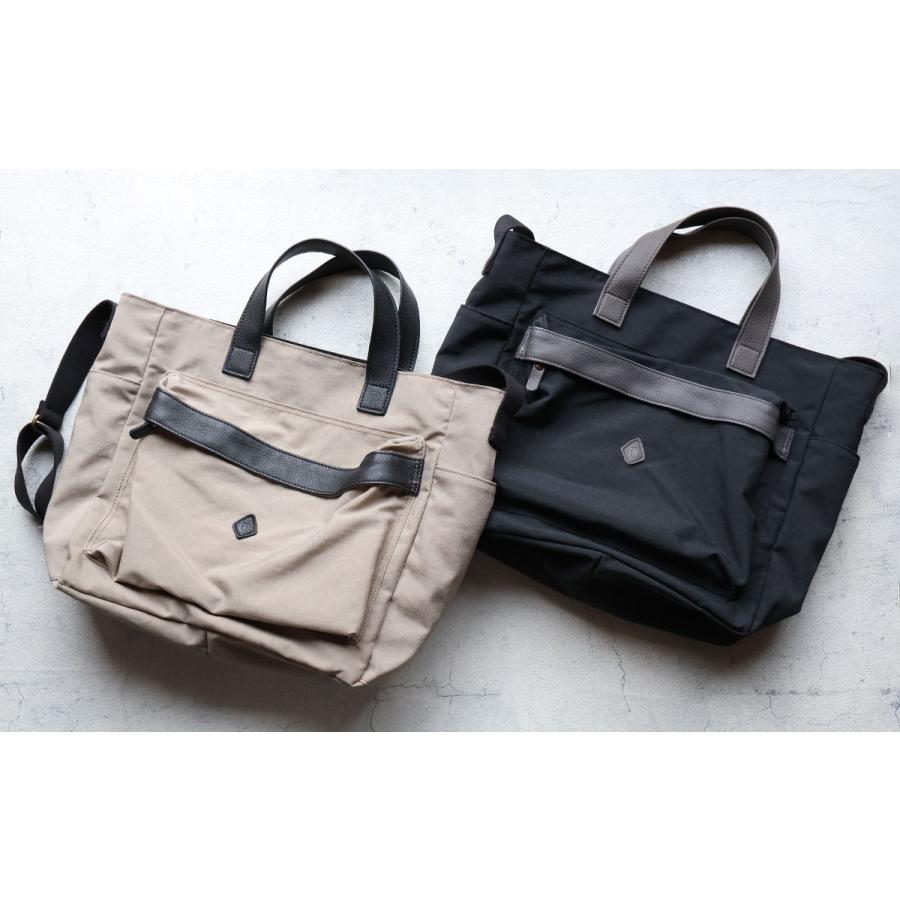 2WAY ショルダーバッグ A4 軽量 ナイロン×牛革 CLEDRAN クレドラン ARU COMBI POKET SHOULDER CL3923 日本製の画像