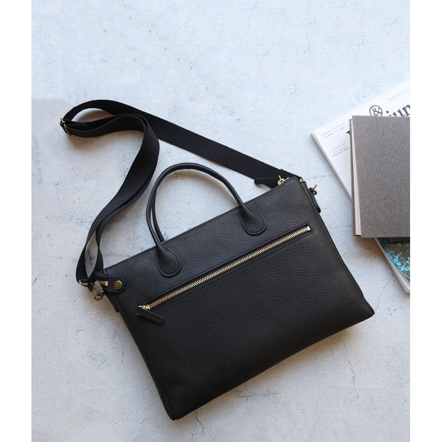 2WAYトートバッグ ビジネスバッグ CLEDRAN クレドラン CORE A4 FLAT 2WAY BAG 本革 牛革 CL3936 日本製の画像