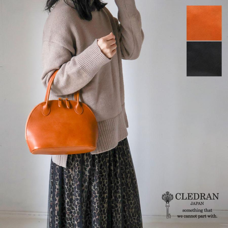 CLEDRAN（クレドラン） ミニボストンバッグ ハンドバッグ A5 CLEDRAN