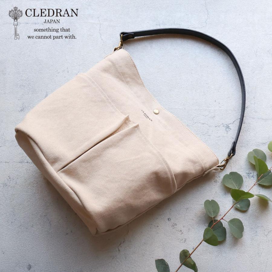 CLEDRAN（クレドラン） 縦型ショルダー ウォッシュドコットン WASHED