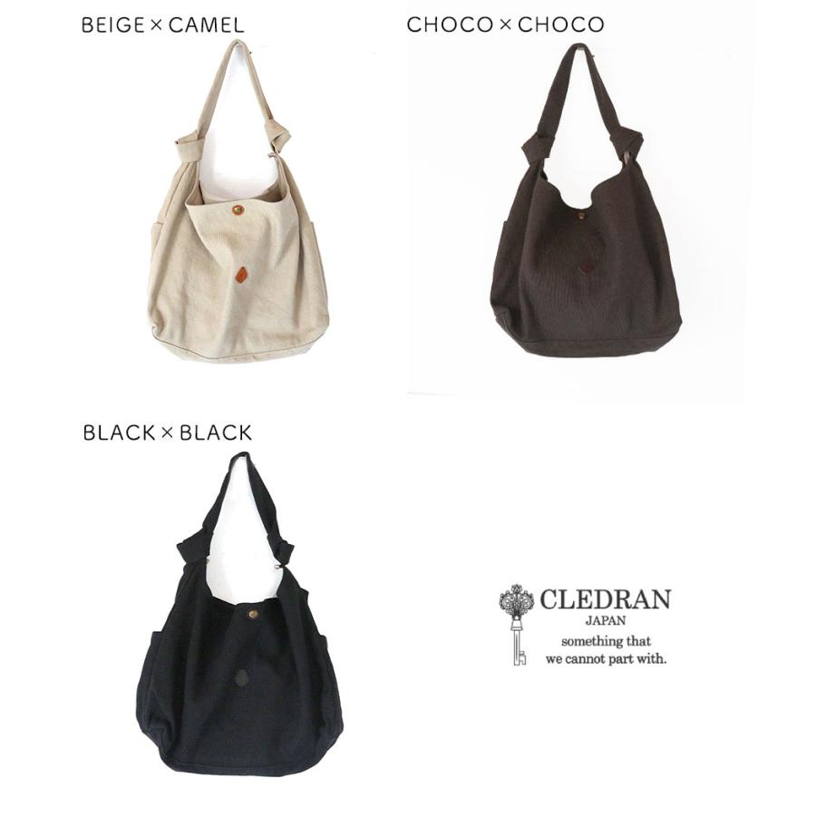 CLEDRAN（クレドラン） ワンショルダーバッグ ウォッシュドコットン