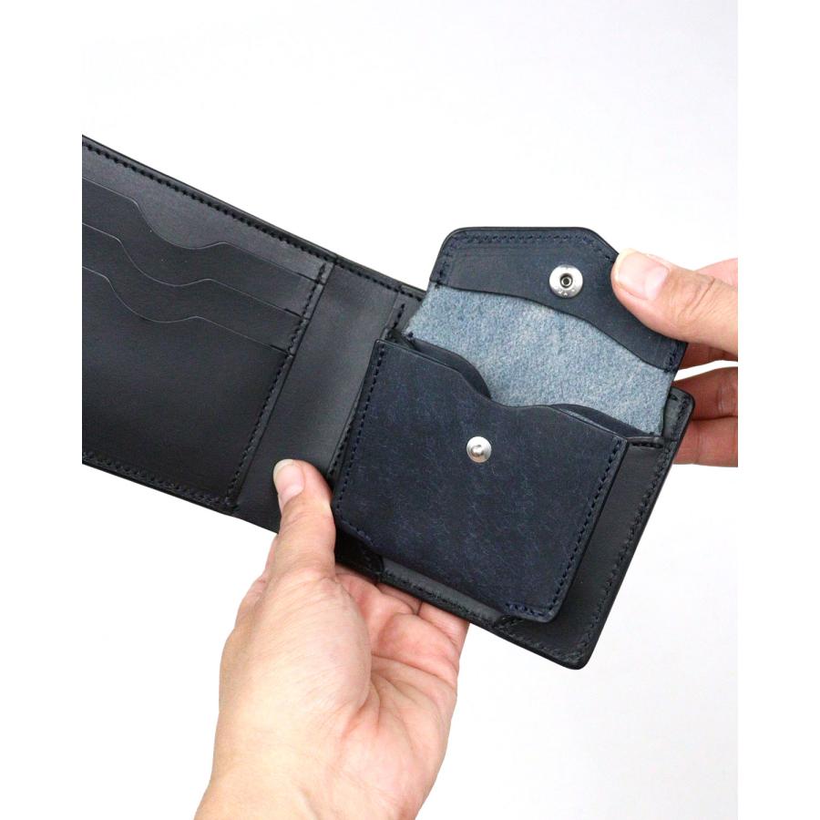 cramp（クランプ） 二つ折り財布 池之端銀革店 着脱式コインケース