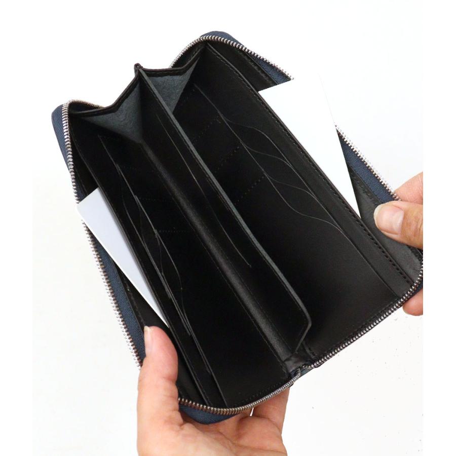 cramp（クランプ） 長財布 池之端銀革店 小さめ ラウンドファスナー
