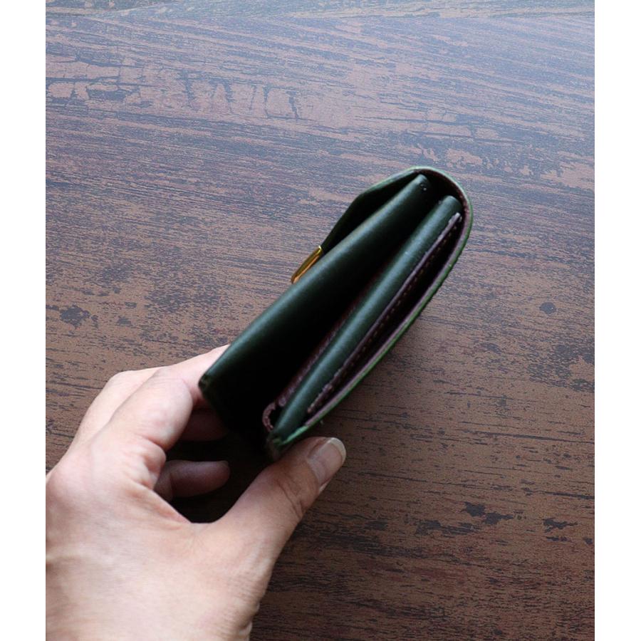 cramp（クランプ） ミニ財布 池之端銀革店 UKブライドルレザー
