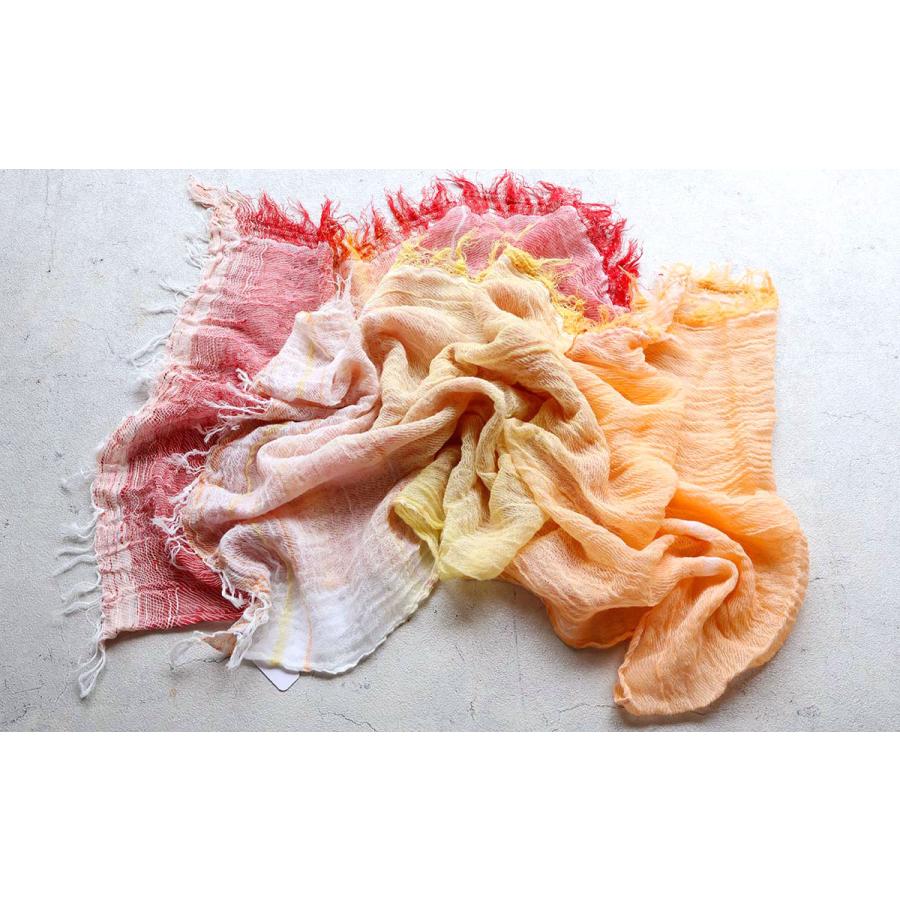 tamaki niime 播州織 コットンショールM roots shawl MIDDLE 45×180cm