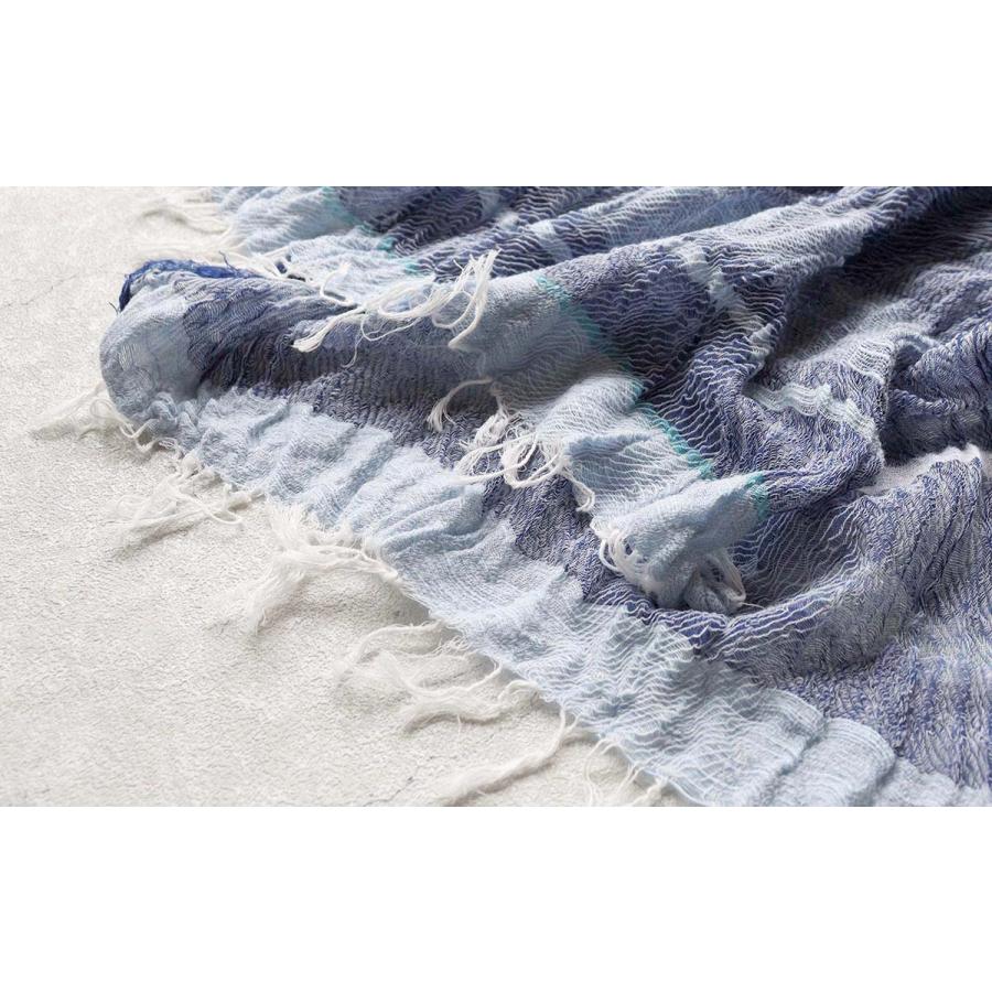tamaki niime 播州織 コットンショールM roots shawl MIDDLE 45×180cm