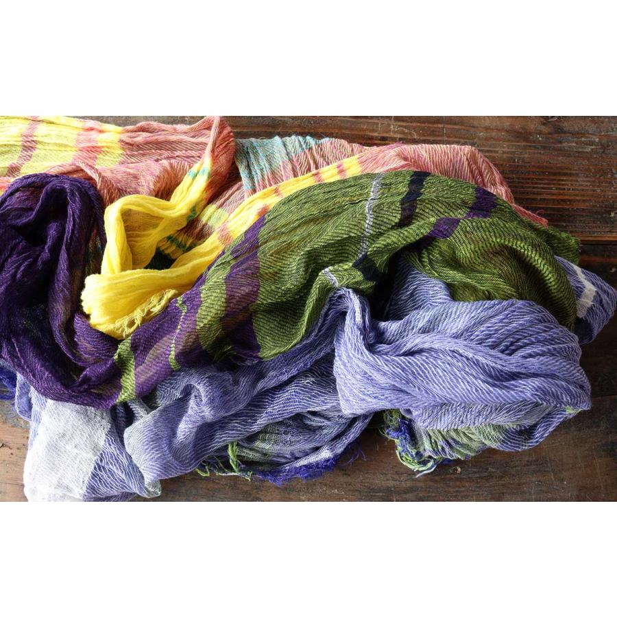 tamaki niime 播州織 コットンショールM roots shawl MIDDLE 45×180cm