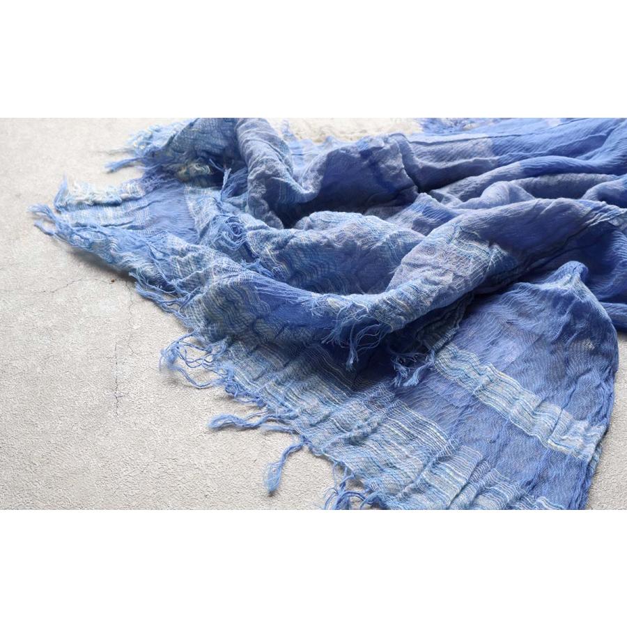 tamaki niime 播州織 コットンショールM roots shawl MIDDLE 45×180cm