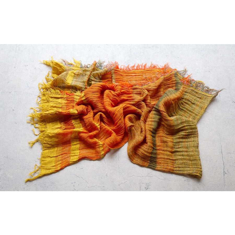 tamaki niime 播州織 コットンショールM roots shawl MIDDLE 45×180cm