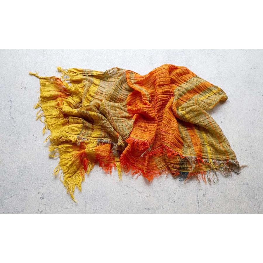tamaki niime 播州織 コットンショールM roots shawl MIDDLE 45×180cm