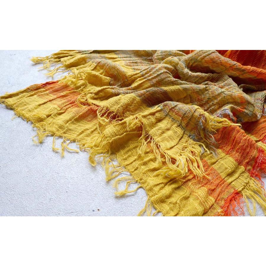 tamaki niime 播州織 コットンショールM roots shawl MIDDLE 45×180cm