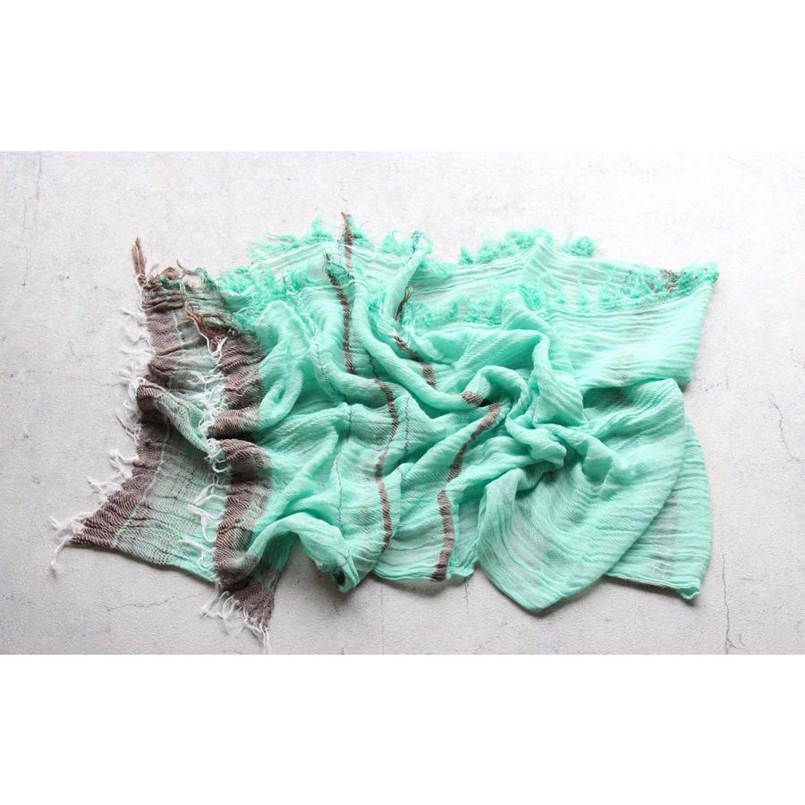 tamaki niime 播州織 コットンショールM roots shawl MIDDLE 45×180cm