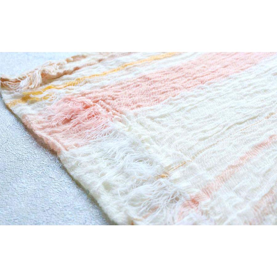 tamaki niime 播州織 コットンショールS roots shawl SMALL 44×118cm