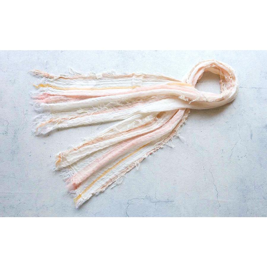 tamaki niime 播州織 コットンショールS roots shawl SMALL 44×118cm