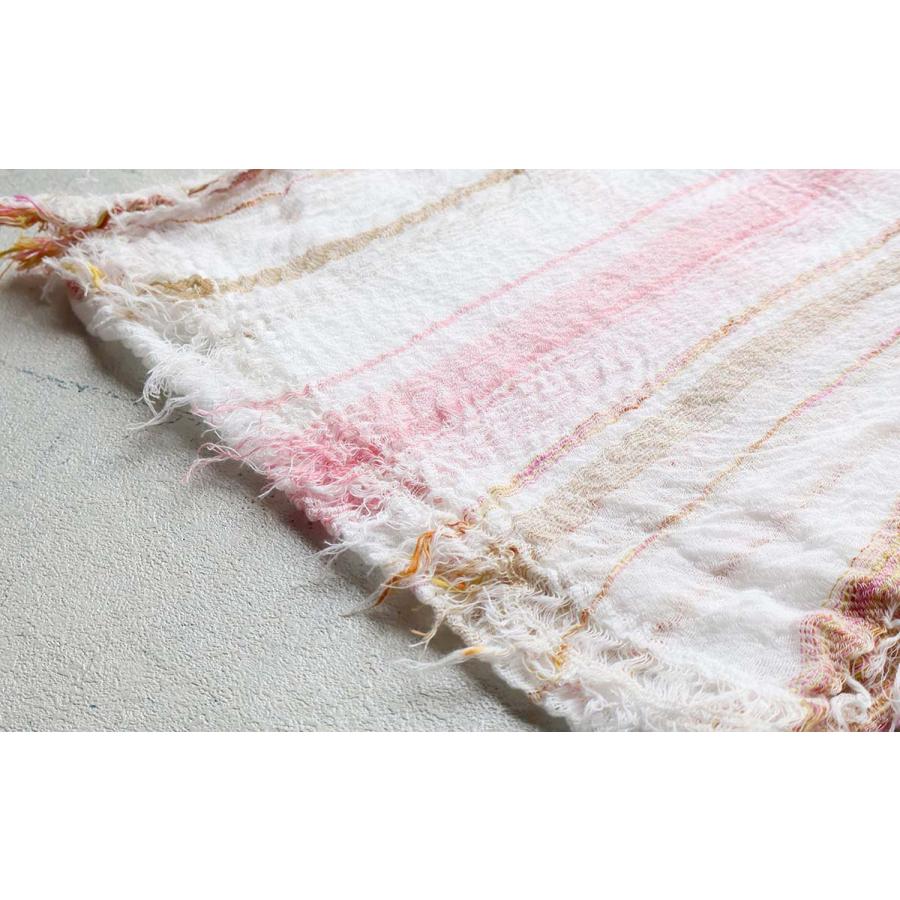 tamaki niime 播州織 コットンショールS roots shawl SMALL 44×118cm