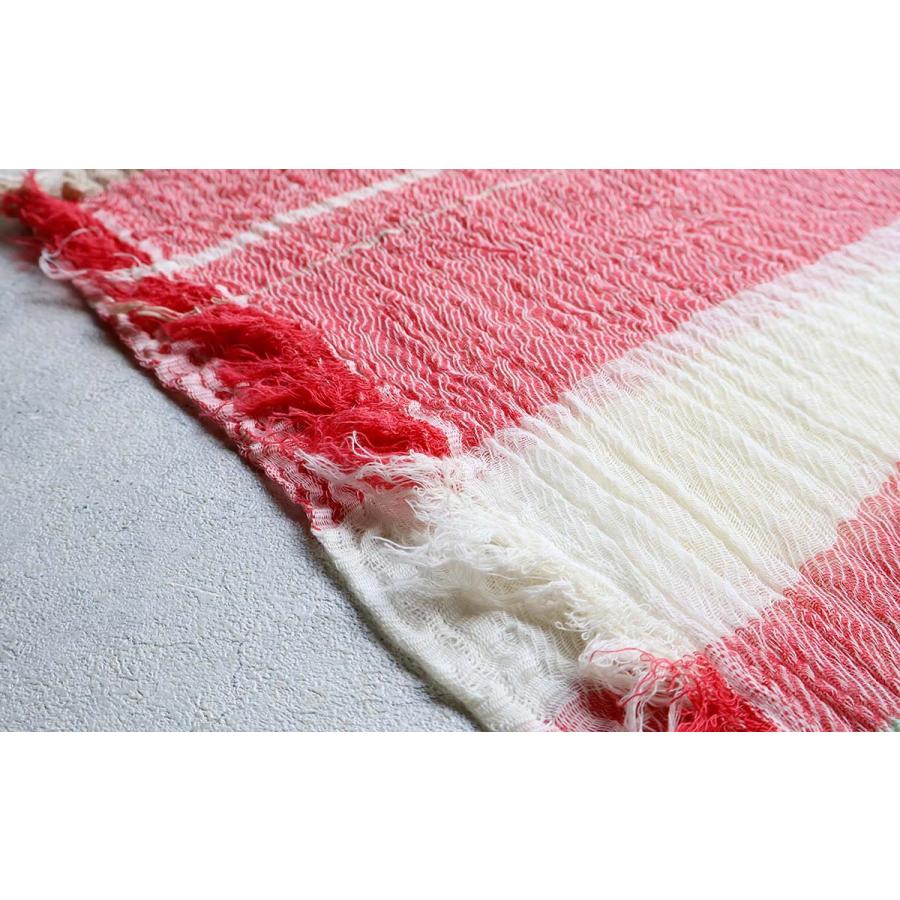 tamaki niime 播州織 コットンショールS roots shawl SMALL 44×118cm
