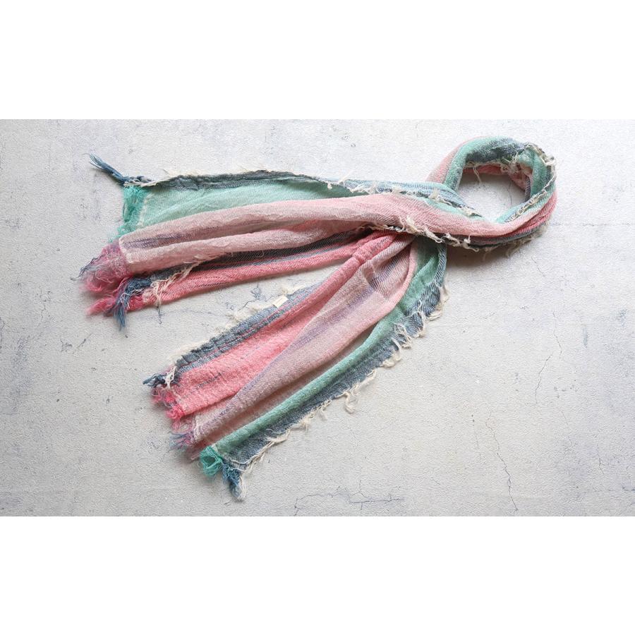 tamaki niime 播州織 コットンショールS roots shawl SMALL 44×118cm