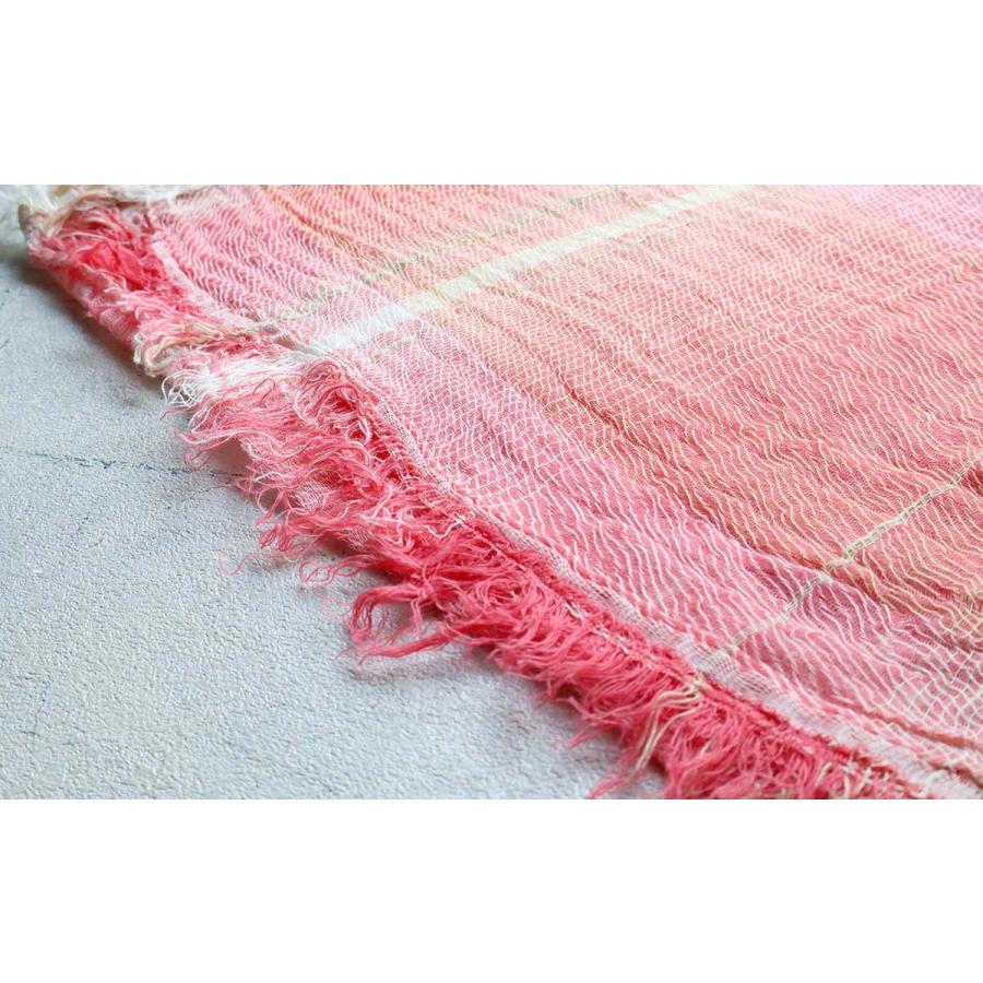 tamaki niime 播州織 コットンショールS roots shawl SMALL 44×118cm