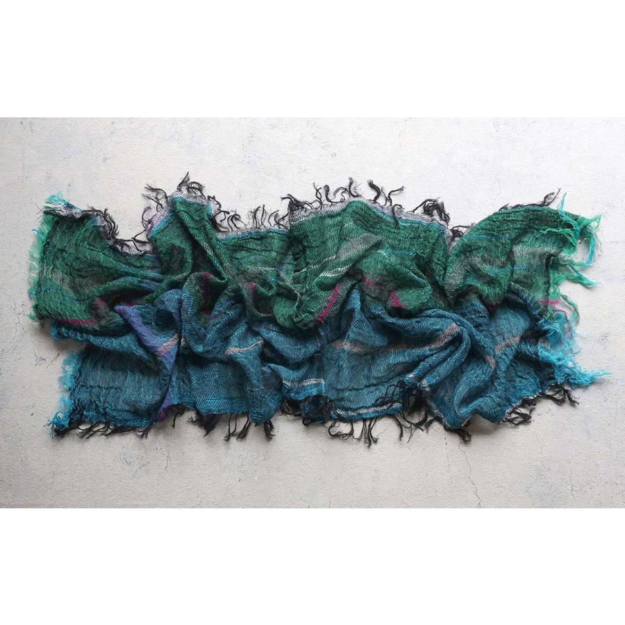 tamaki niime 播州織 コットンショールS roots shawl SMALL 44×118cm