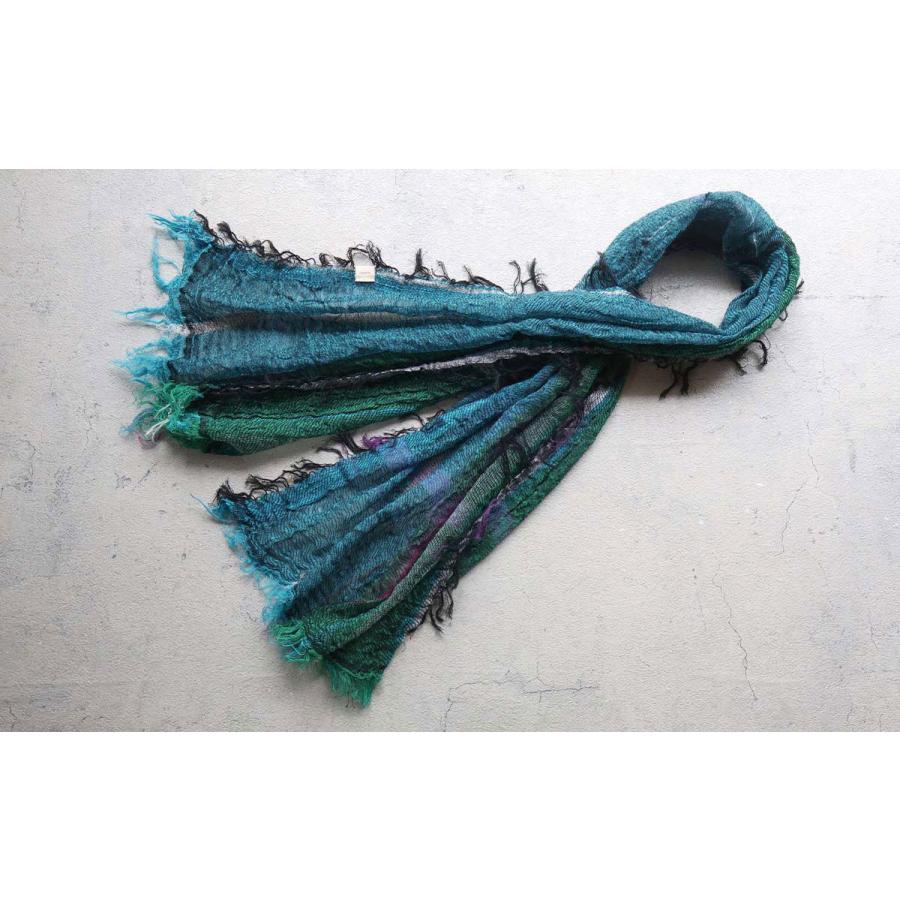 tamaki niime 播州織 コットンショールS roots shawl SMALL 44×118cm