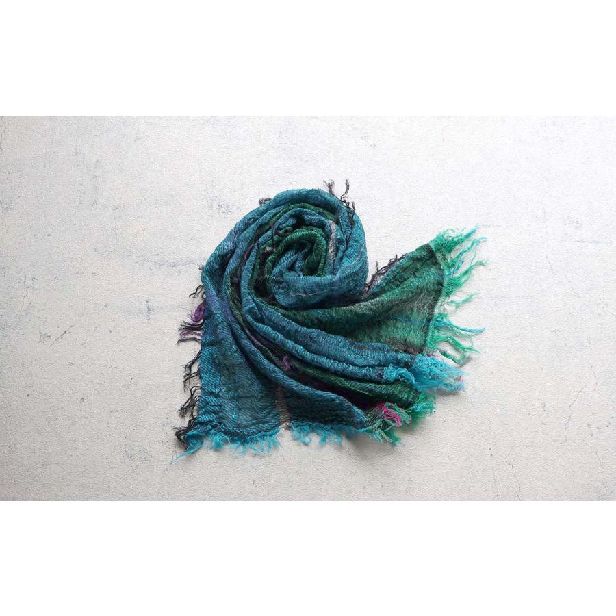 tamaki niime 播州織 コットンショールS roots shawl SMALL 44×118cm