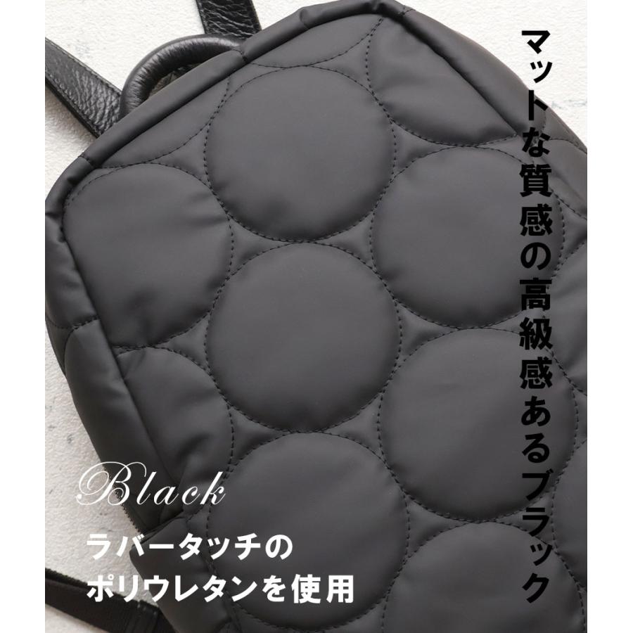 リュック A5 軽量 ドット VIA DOAN(ヴィアドアン)PARROT(パロット) ポリウレタン 日本製 1267の画像