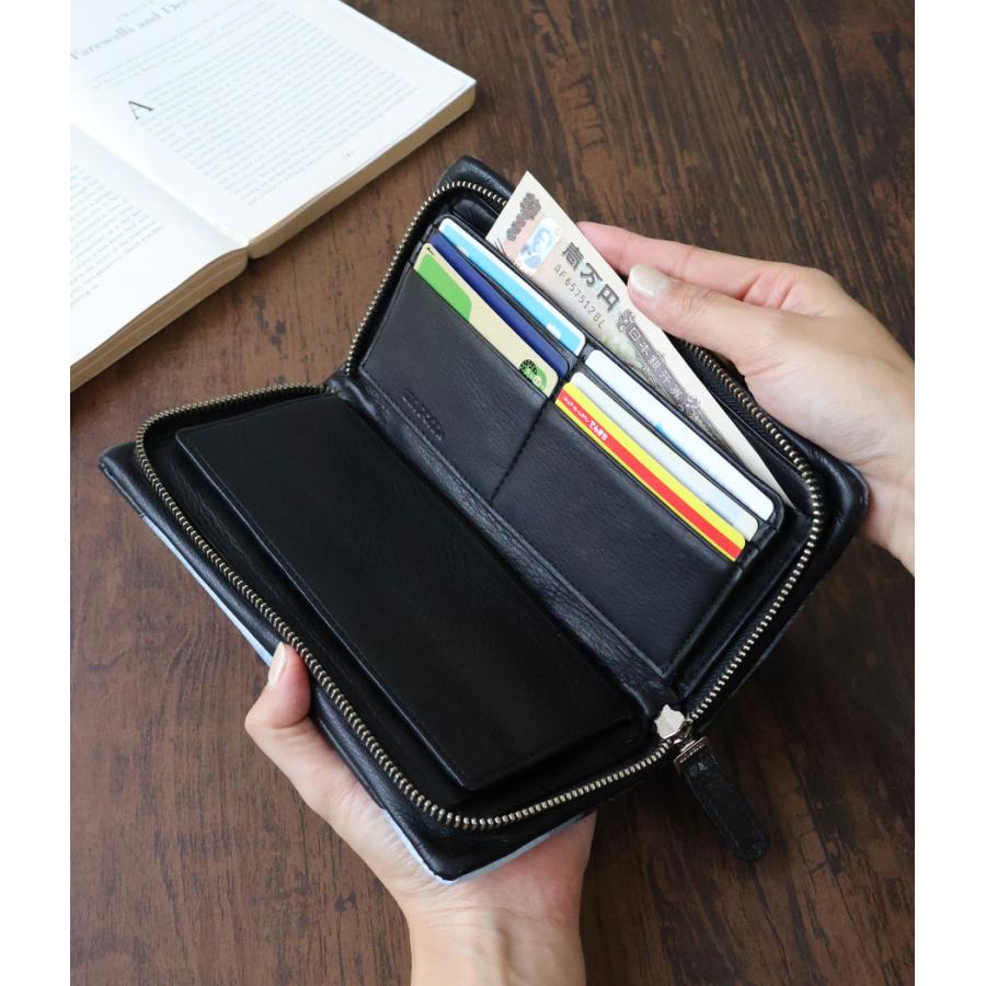 VIADOAN（ヴィアドアン） ラウンドファスナー長財布 ボックス型小銭