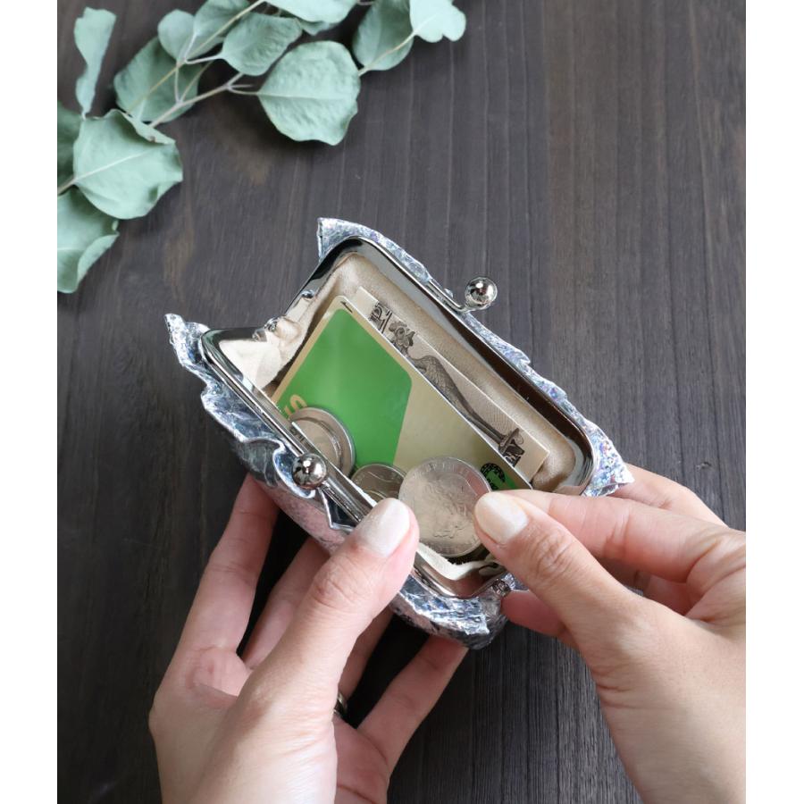 VIADOAN（ヴィアドアン） がま口小銭入れ 大きめ ミニ財布 Argent