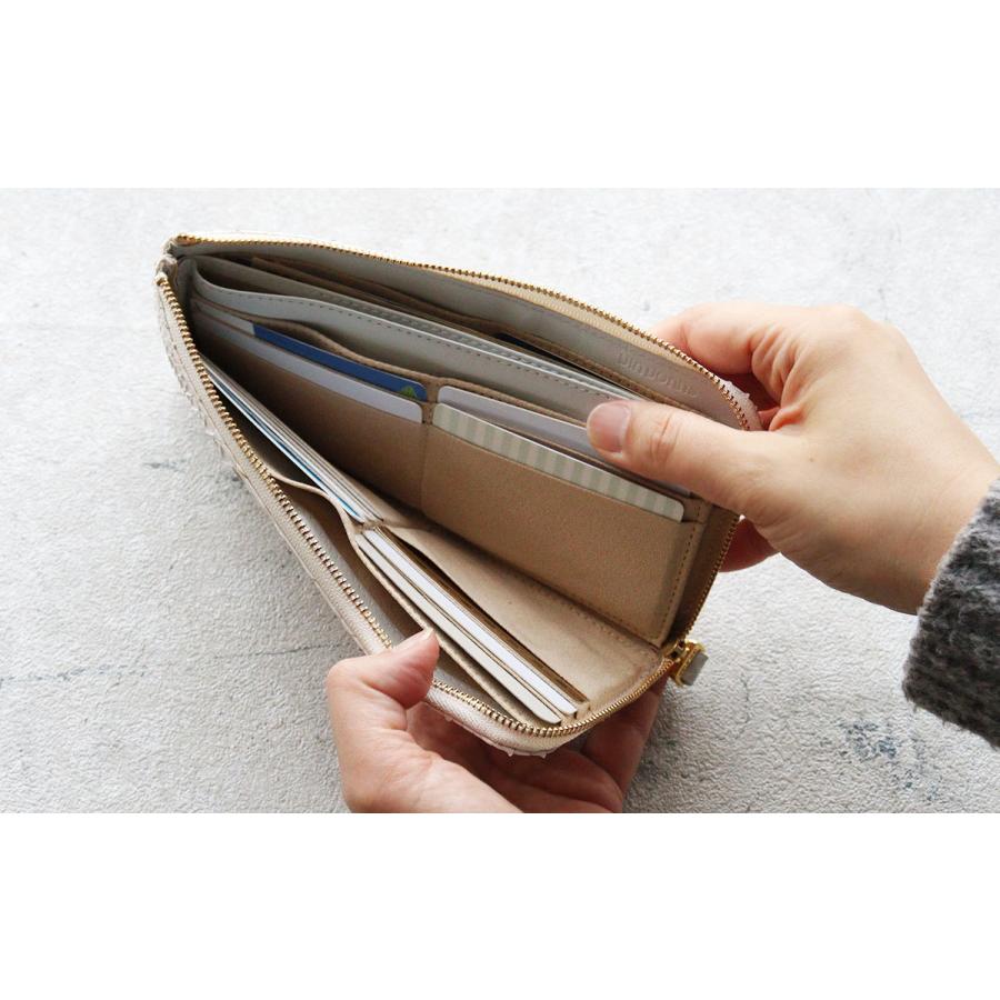 VIADOAN（ヴィアドアン） 長財布 L字ファスナー 薄型 Bran python