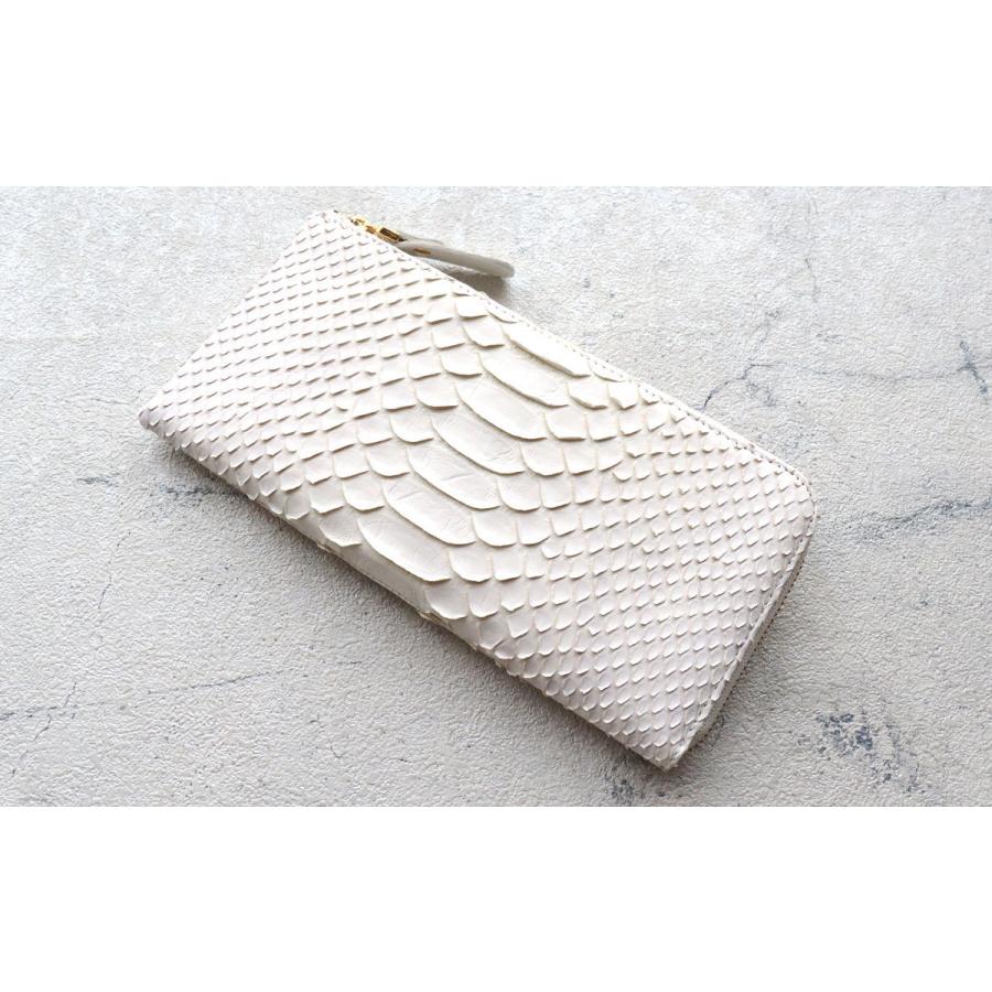 VIADOAN（ヴィアドアン） 長財布 L字ファスナー 薄型 Bran python