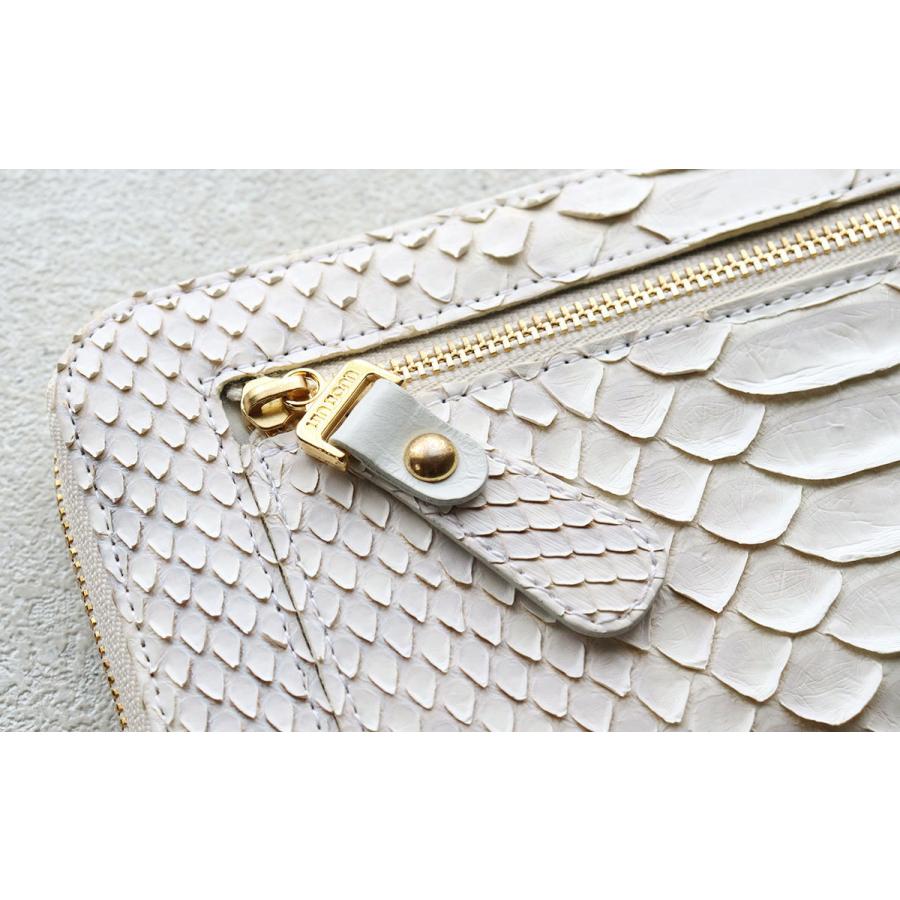 VIADOAN（ヴィアドアン） 長財布 L字ファスナー 薄型 Bran python