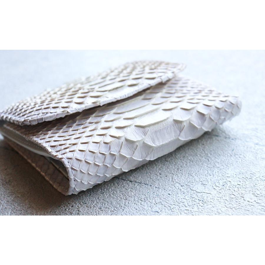 【新品未使用品】Python パイソン　二つ折り財布　メンズ　レディース 二つ折り財布 本革 ダイヤモンドパイソン 財布 メンズ レディース 二