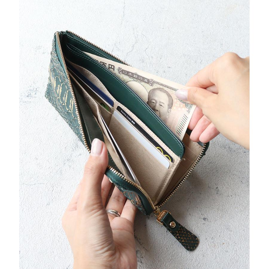 VIADOAN（ヴィアドアン） 長財布 L字ファスナー 薄型 VERDE(ベルデ