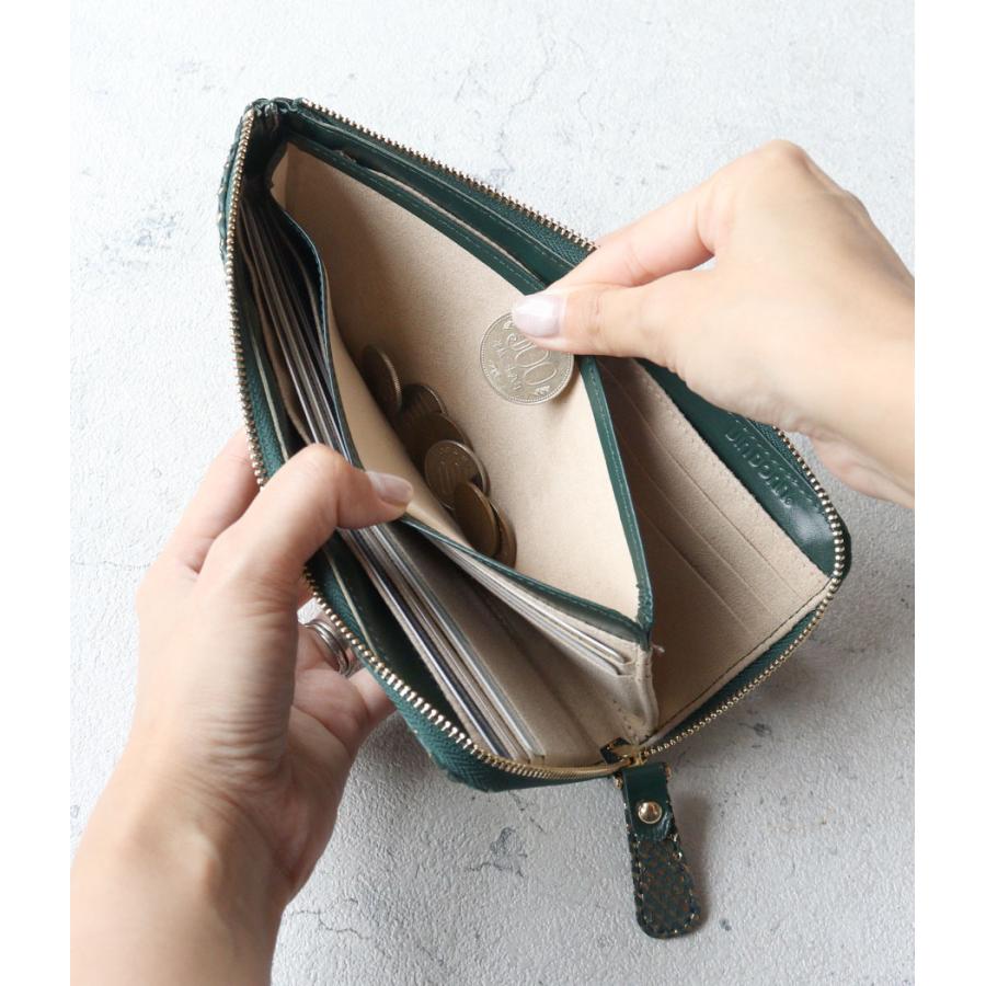 VIADOAN（ヴィアドアン） 長財布 L字ファスナー 薄型 VERDE(ベルデ