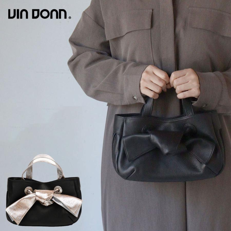 ジルダ 手提げバッグ ハンドバッグ リボン 横型 VIA DOAN(ヴィアドアン