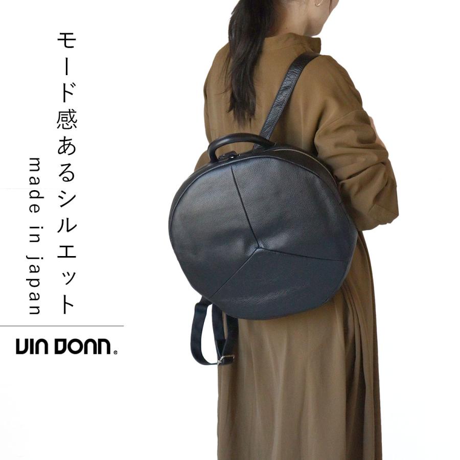 VIADOAN（ヴィアドアン） サークルリュック 円形 ブラック VIA DOAN 