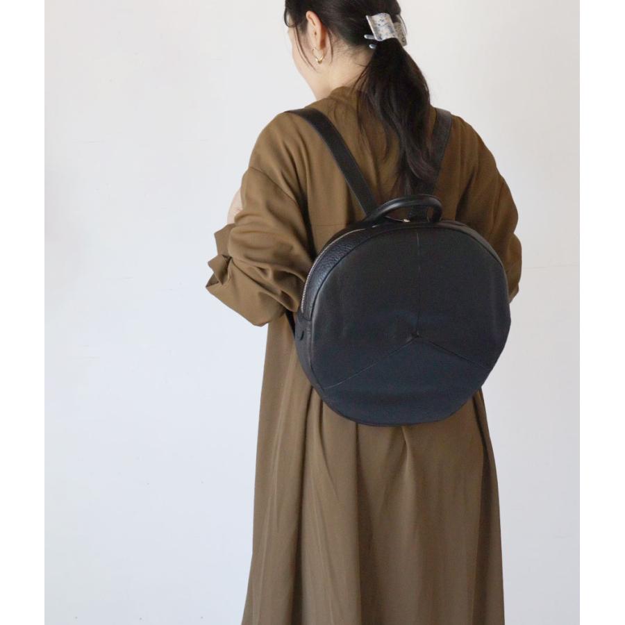 VIADOAN（ヴィアドアン） サークルリュック 円形 ブラック VIA DOAN 