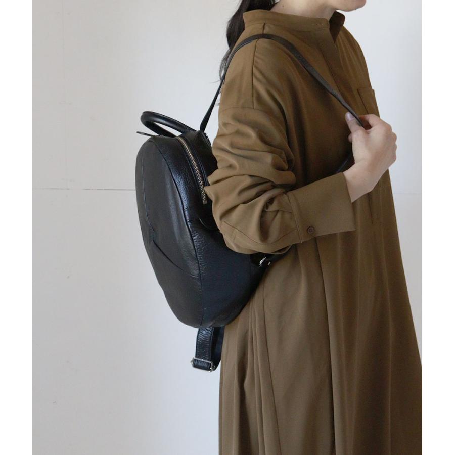 VIADOAN（ヴィアドアン） サークルリュック 円形 ブラック VIA DOAN 