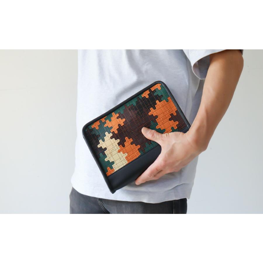 TRION（トライオン） ショルダーバッグ クラッチバッグ グラブレザー