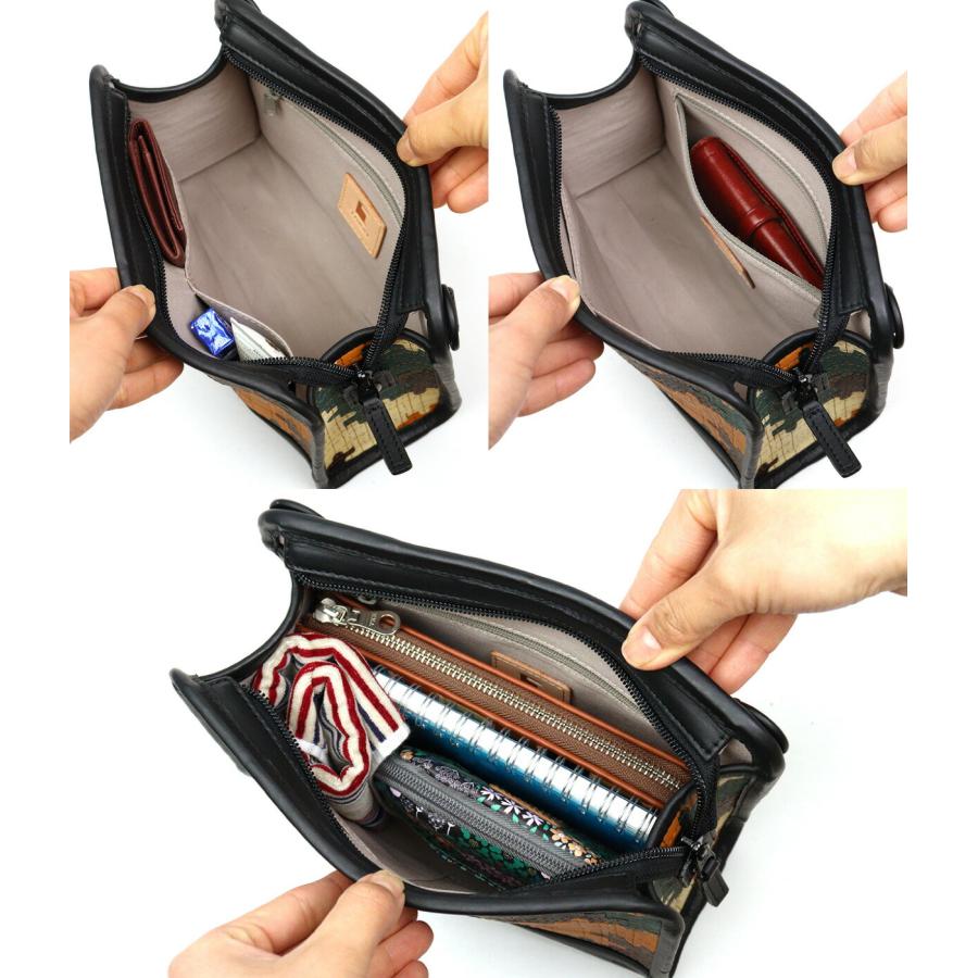 TRION トライオン　ショルダーバッグ パズル/本革/DPC100 TRION（トライオン） ショルダーバッグ クラッチバッグ グラブレザー