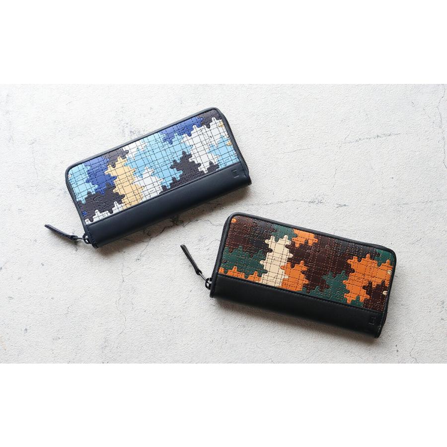 TRION（トライオン） ラウンドファスナー長財布 パズル 迷彩 DPC101 本