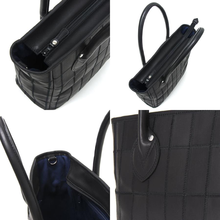 トートバッグ 縦型 TRION トライオン バッグ DPC250 本革 パネルレザー