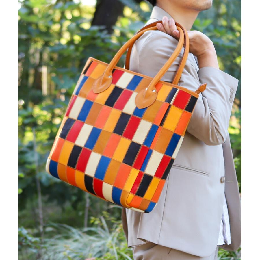 トートバッグ 縦型 TRION トライオン バッグ DPC250M マルチカラー 本