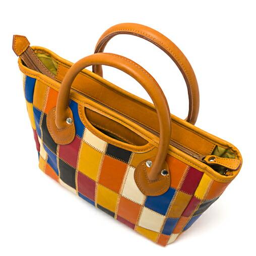 ミニトートバッグ TRION トライオン バッグ DPC252M マルチカラー 本革